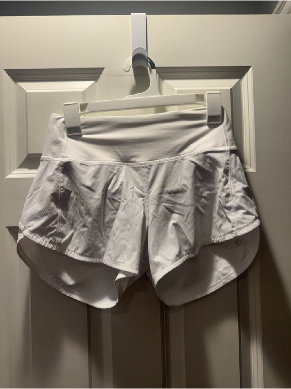 Women’s White Lulelemon Shorts - size 4